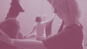 2 couples de danseurs lors de l'atelier Duospotentiels